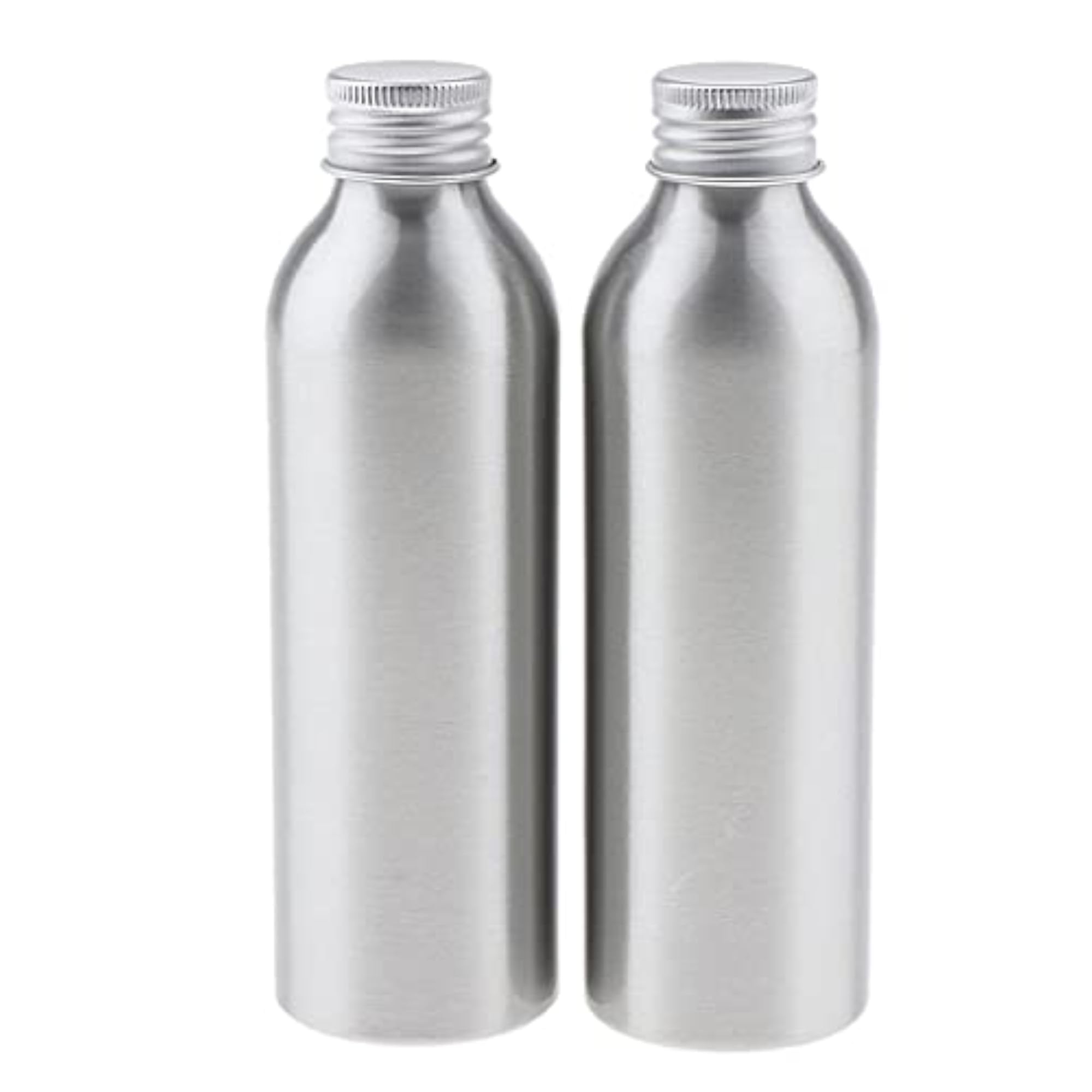 2pcs Empty Aluminum Bottle Cosmetic Storage Container